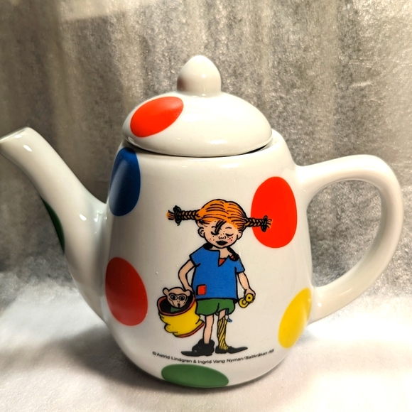 Vintage Micki Leksaker Pippi Long stocking Teapot - Picture 3 of 4